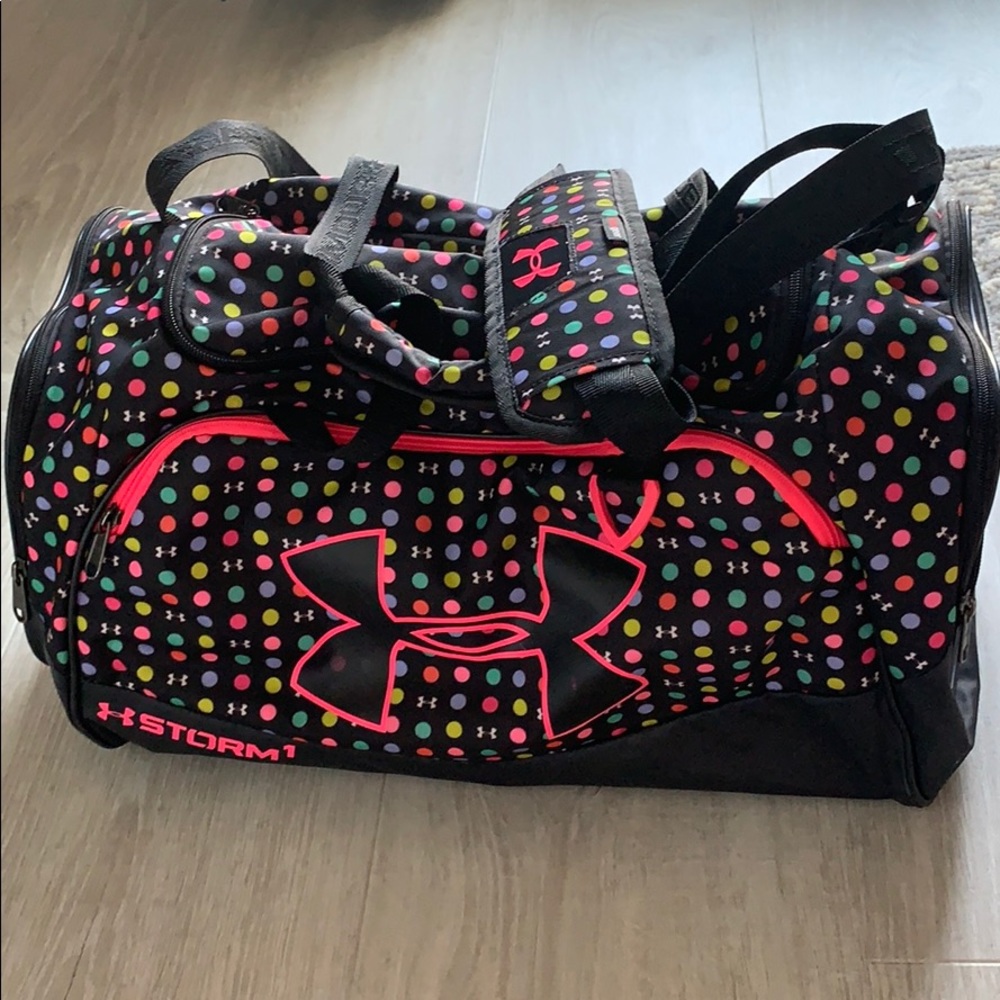Under Armour Polka Dot Gym Duffel Bag